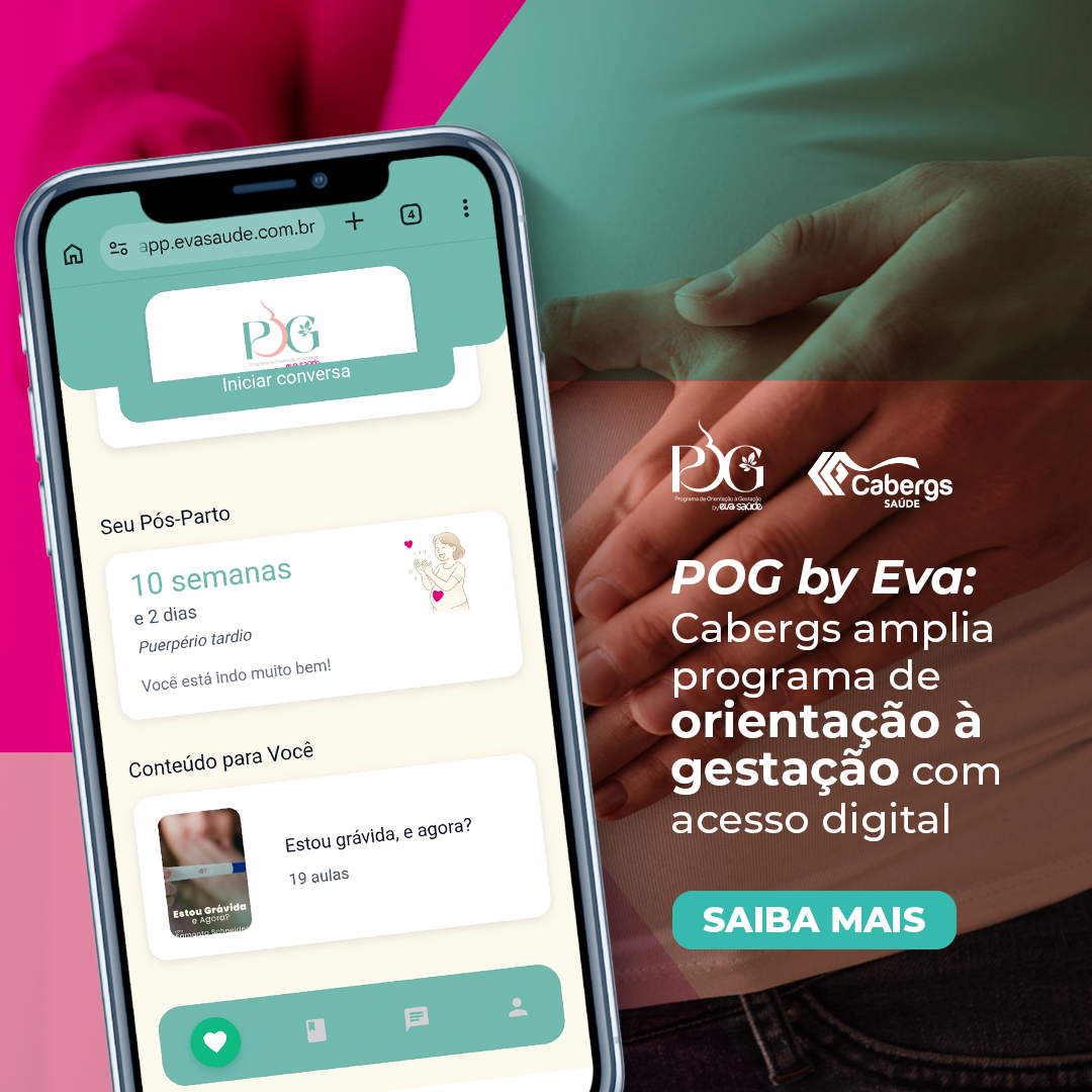 POG by Eva: Cabergs amplia programa de orientação à gestação com acesso digital